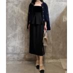スカート 「取り外し可能」ペプラムIラインスカート