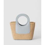 ハンドバッグ ラフィアミニハンドバッグ