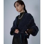 カーディガン モールレースアップカーディガン(HARE) レディース