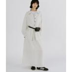 セットアップ ストライプシャツセットアップ レディース