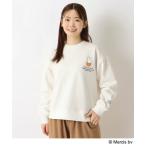 [ one z терраса ограничение ]Dick Bruna miffy обратная сторона шерсть Circle принт длинный рукав тянуть over 