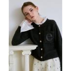 ニット セーター Attachedcollrモヘアカーディガン レディース