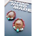 イヤリング 「NAPIKO」楕円型イヤリング(MA) レディース