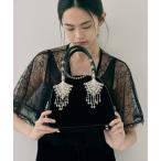 ハンドバッグ 「tanakadaisuke/タナカダイスケ」wing bijou hand bag/ウィングビジューハンドバッグ