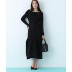 ワンピース モックネックマーメイドニットワンピース