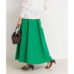 スカート ウォッシャブルフレアマキシスカート