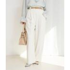 ショッピングワイドパンツ パンツ ウォッシャブルドライツイルワイドパンツ レディース