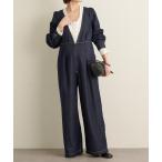 ショッピングパフスリーブ サロペット オーバーオール パフスリーブデニムオールインワン レディース