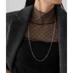 tシャツ シアーチュールハイネックプルオーバー レディース