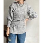 [DouDou] вязаный ансамбль FREE светло-серый женский 