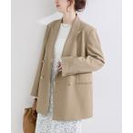 ジャケット テーラードジャケット 「S/M展開あり」Wブレストピークド4Bジャケット2 レディース