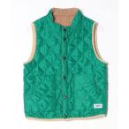 「ARMEN」 キルティングベスト - グリーン レディース