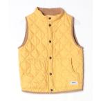 「ARMEN」 キルティングベスト 0 イエロー レディース