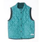 「ARMEN」 キルティングベスト 0 ブルー レディース