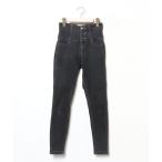 ショッピングスキニー 「EMODA」 スキニーデニムパンツ 2 ブラック レディース