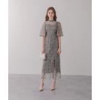 「Leja」 半袖ワンピース SMALL グレー レディース