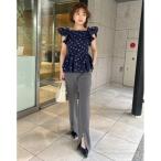 「FRAY I.D」 ブーツカットパンツ 1 グレー レディース