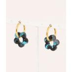 「big metal london」 ピアス（両耳用） FREE ブラック×ブルー レディース