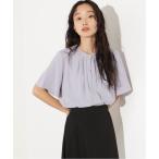 「N.（N. Natural Beauty Basic）」 半袖ブラウス MEDIUM ブルー レディース