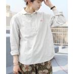 「DANTON」 長袖シャツ 36 ナチュラル レディース