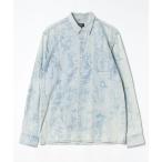 「FENDI」 長袖シャツ 39 ブルー メンズ