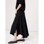 スカート ストレッチ コットン ドロップウエスト マキシ スカート