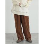  брюки [ электростатический заряд предотвращение подкладка ] two tuck распорка брюки [M/L размер ] женский 