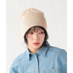 ニット帽 ニットキャップ シンプル リブ ビーニー レディース