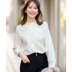 ブラウス シャツ フリルスタンド シャツ レディース