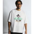 tシャツ 「WEB限定アイテム」「Mickey Mouse」T-SHIRT ”SURF”：「ミッキーマウス」 サーフTシャツ メンズ