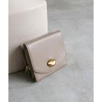 財布 CAMELLIA / 牛革ニュアンスパーツ二つ折り財布 レディース