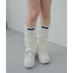 靴下 リブルーズレッグウォーマー レディース