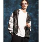 スカジャン mj11349- フラワープリントルーズシルエットスカジャン(JIH-R1145) メンズ