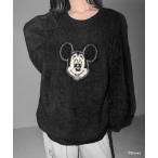 ショッピングミニー ニット セーター 「 Disney 」ミッキー＆ミニーオーバーシャギーニット ／ Mickey ＆ Minnie over shaggy knit レ