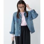 ショッピングcolors デニムジャケット gジャン SHIPS Colors:「洗濯機可能」アマヨリ デニム ジャケット レディース