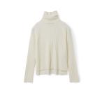 ショッピングハイネック ニット セーター mizuiro ind ワイドリブハイネックプルオーバー レディース