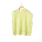 ショッピングジレ ベスト ジレ MARMARMAR シアーニットベスト レディース