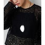 ネックレス 「Hoaw.」オーバルコードネックレス レディース