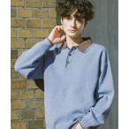 ショッピングSHIRTS セーター ニット DOUBLE COLLER KNIT POLO SHIRTS / ダブルカラーソフトタッチニットポロ メンズ