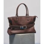 トートバッグ BELTED DESIGN 2WAY BAG/ベルテッドデザイン2WAYバッグ メンズ レディース
