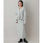 ワンピース ペプラムカーディガンセットアップ