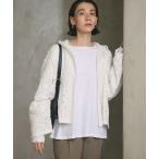 ブラウス シャツ メッシュ エンブロイダリー フーディ ウォッシャブル レディース