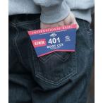  джинсы [EDWIN/ Edwin ]401 ботинки cut black in ta- National Basic мужской женский 