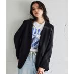 ジャケット ノーカラージャケット BARNYARDSTORM / ストレッチノーカラージャケット レディース