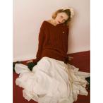 ショッピングチュニック ニット セーター 「Ghana」ケーブルルーズニットチュニック レディース