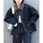 ショッピングレディース デニムジャケット gジャン 「anyway.シリーズ」配色襟デニムファティーグ（洗える）ジャケット「セットアップ対応」 レディース