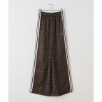ショッピングadidas パンツ adidas / アディダス LEO PRINT WIDE LEG SATIN PANTS レディース