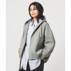 カーディガン 「size SHORTあり」ダンボール ジップ フーディ レディース