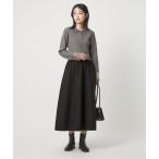 ショッピングマキシ丈ワンピース ワンピース ポロニット ドッキング ワンピース