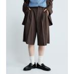 ショッピングハーフパンツ スラックス パンツ 「SET UP対応」2タックハーフパンツ/638834 レディース